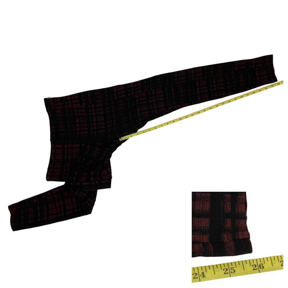 Lyssé Mara Plaid High Waist Ponte Leggings - Small - Picture 3 of 12